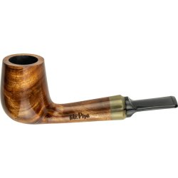 Pibe "Mr.Pipe"  Redwood Brun pol. 9mm, Grå Ring