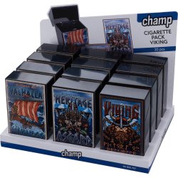 CHAMP Cigaret Etui Kort m Click "Viking"