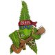 Cannabuds Magnet  "Rasta Bud"