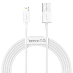 Baseus Superior USB - Lightning Kabel "Hvid 2m"