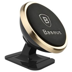 Baseus 360 graders magnetisk mobilholder til bilen - guld