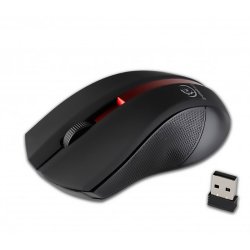 Rebeltec Galaxy Trådløs Mus (2,4GHz) Sort/Rød