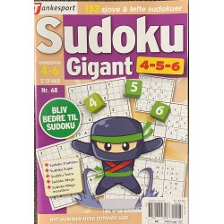 Sudoku Gigant 4-5-6