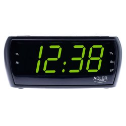 Clockradio Med LED Display (vækkeur m/FM) Adler