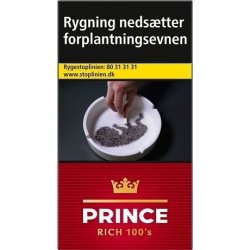 Prince 100 Rød 20 Stk HB