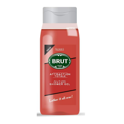 Brut Attraction Total All In One Hair & Body Shower Gel - 500 ml