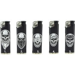 Lux Piezo Genanvendelig Lighter "Skull"