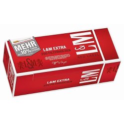 L&M Ekstra Filterrør Red 250 stk