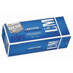 L&M Ekstra Filterrør Blue 250 stk