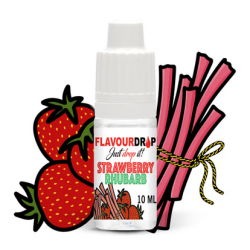 FLAVOURDROP Jordbær-Rabarber  Aroma 10 ml