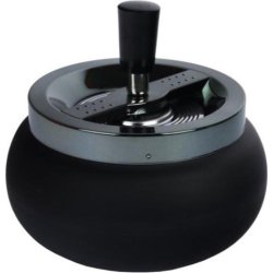 Roterende  Askebæger "Multi" sort 13 cm