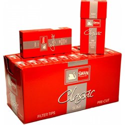 SWAN-Filtre Rød - Classic Slim 6,0 mm 102 stk