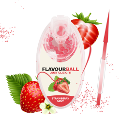 FLAVOUR  "Cool Jordbær" Aromakapsler, 100 kapsler
