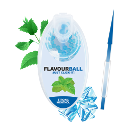 FLAVOUR  " Stærk Dobbelt Menthol "  Aromakapsler, 100 kapsler