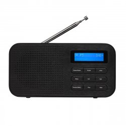 Bærbar DAB+ radio (malarm) Sort - Denver DAB-42