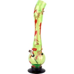 Bong Akryl Neongrøn "Lady" Højde 39 cm