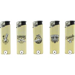 COOL Genanvendelig Lighter "Cannabis Vintage"
