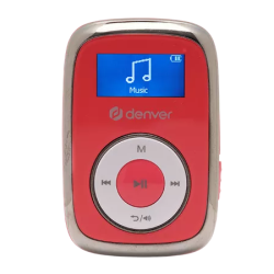Denver MPS-316 MP3 afspiller - 16 GB "Rød"