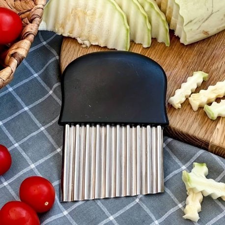Kartoffelbølgeskærer i Rustfrit Stål
