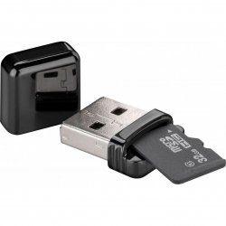 Kortlæser USB 2.0 (SD/microSD) - Goobay