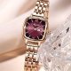 Quartz Dameur Luksus Rhinestone Square Pointer