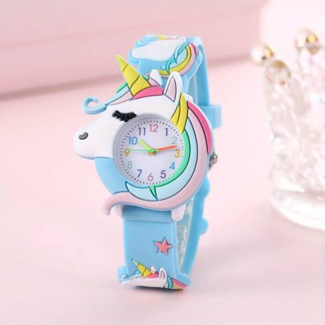 Armbåndsur Til Børn Unicorn Silikone Tegneserieur
