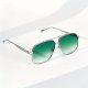 Aviator Oversized Frame Solbriller  "Mørkegrøn"