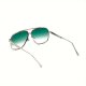 Aviator Oversized Frame Solbriller  "Mørkegrøn"