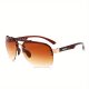 Mode Vintage Metal Pilotsolbriller  "Brun"