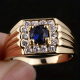 Fingerring  Zirconia Multi-farver   "st 10"