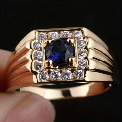 Fingerring  Zirconia Multi-farver   "st 12"