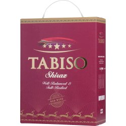 Tabiso Shiraz / Grenache Rødvin - 3 liter - Bag in box