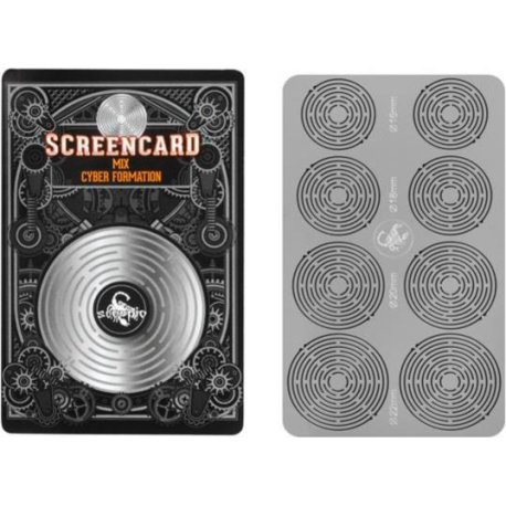 SCORPIO Screencard  Stålskærme "Cyber ​​​​Formation"  MIX