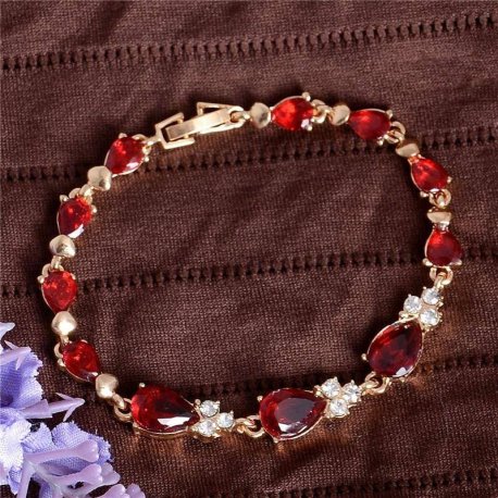 Armbånd Vanddråbe  "Rød"