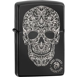 Org. ZIPPO Ebony Color "Anne Stokes Skull"