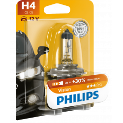 PHI H4 VISION Kfz-Lampe, H4, 1er-Pack, P43t, Vision