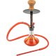 Shisha  "Sana"  Gennemsigtig -  Rød Vase  44 cm