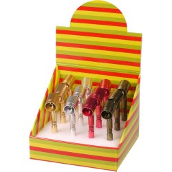 Metalpibe  Assorteret 9,7 cm