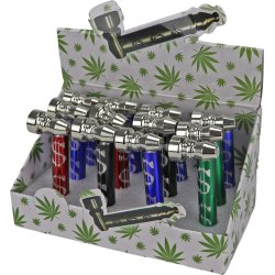 Metalpibe "Doller"   Assorteret  8, cm