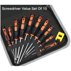 AIRAJ Universal Skruetrækkersæt  10 stk