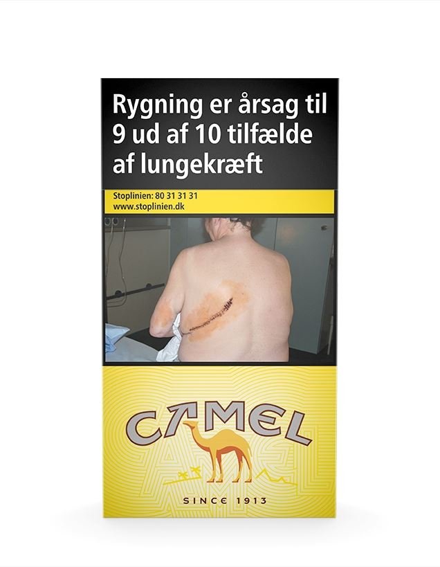 klaver Hæl Resignation Camel Yellow 100 20 Stk HB - Kiosken Rødbyhavn
