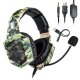 ONIKUMA K8 Bærbart Gaming-Headset  "Camouflage Grøn"