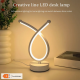 Moderne 3-farvet LED  Bordlampe  "Hvid"