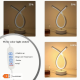 Moderne 3-farvet LED  Bordlampe  "Hvid"
