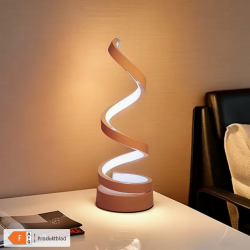 Højkvalitets Kunstbordlampe  30 cm  "Lyserød"