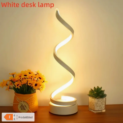 Højkvalitets Kunstbordlampe  30 cm  "Hvid"