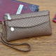 Argyle quiltet Clutchtaske  "Kaki 1"
