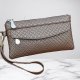 Argyle quiltet Clutchtaske  "Kaki 1"