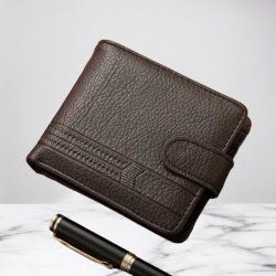 Herre Simple Fashion  Pung   "Brun"