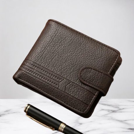 Herre Simple Fashion  Pung   "Brun"
